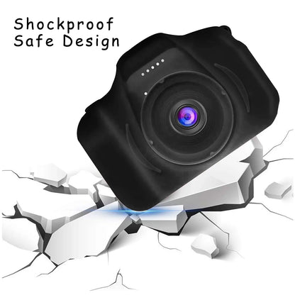 Kids Digital Camera ,HD Digital Video Cameras for Toddler 32GB SD Card-Black