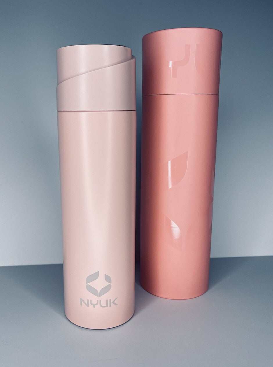 Nyuk Water Bottle UV Sanitizing Self-Cleaning Insulated Black Thermo Cup 15Oz.