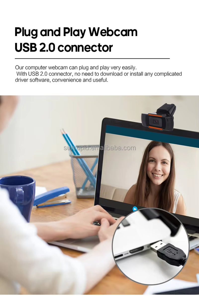 Web Camera Cam 480P 720P 1080P Full Hd 1920 Live Streaming Video Conference Cameras for Pc Laptop Video Cameras Web Webcam