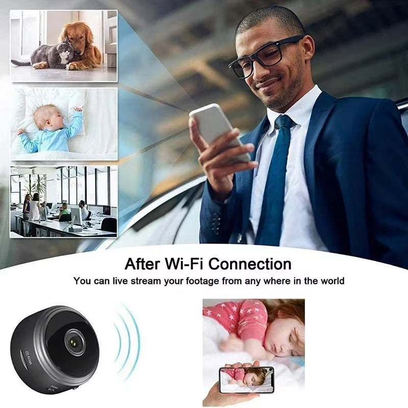 A9 Wifi Mini Camera 1080P Intelligent Home Security IP Wifi Camera Monitor Mobile Remote Camera Mobile Remote Application